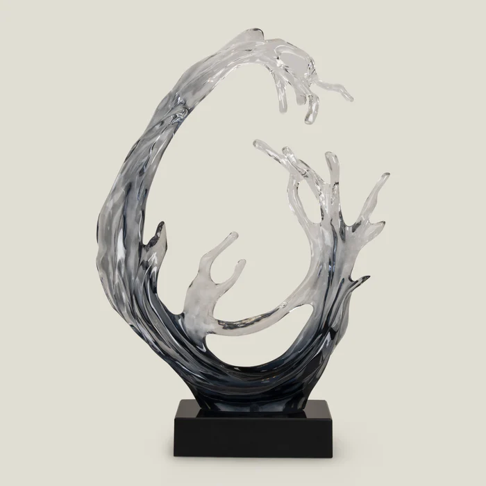 Oceania Grey Resin Decor
