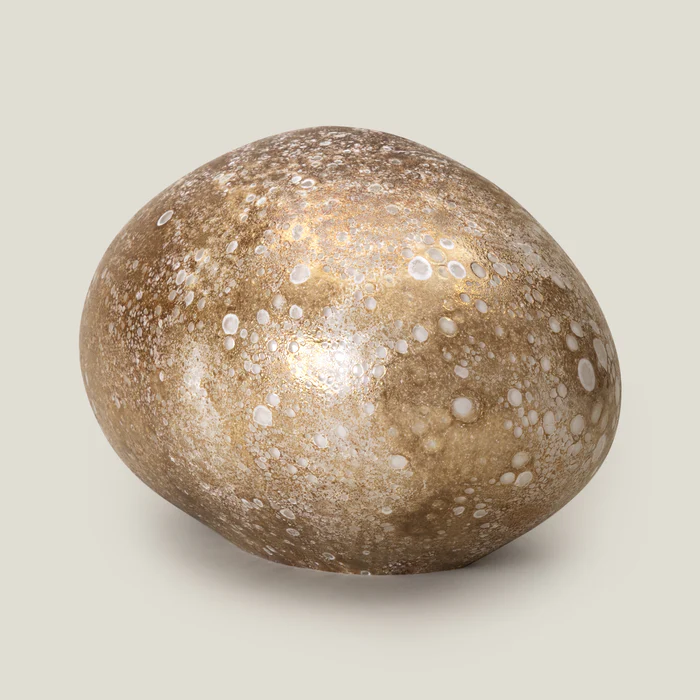 Orbis Glow Brown Glass Table Lamp