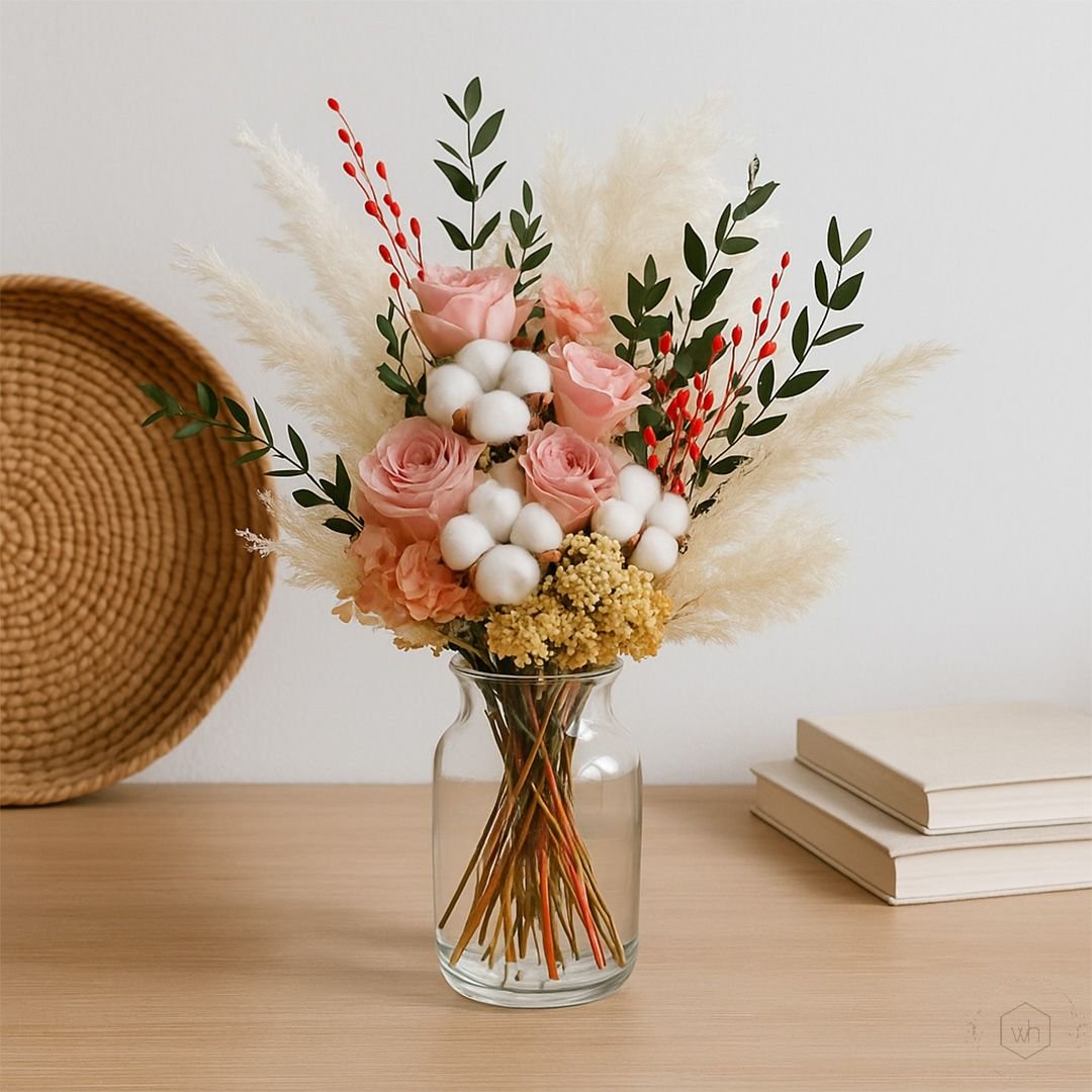 Delicata Dried Flower Bouquet | Bunch of Flowers for Gift