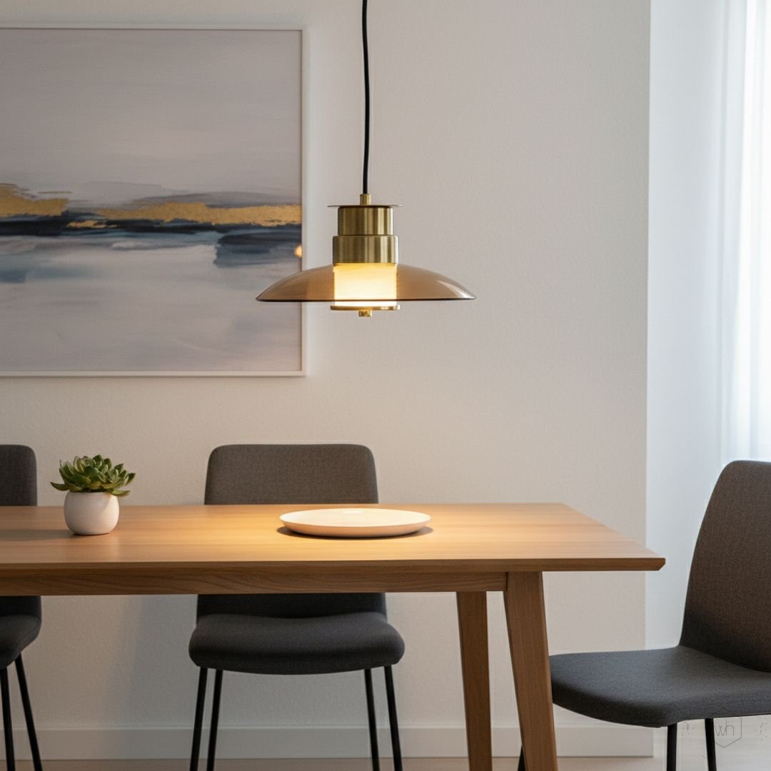Apollo Disc Pendant Light - Amber