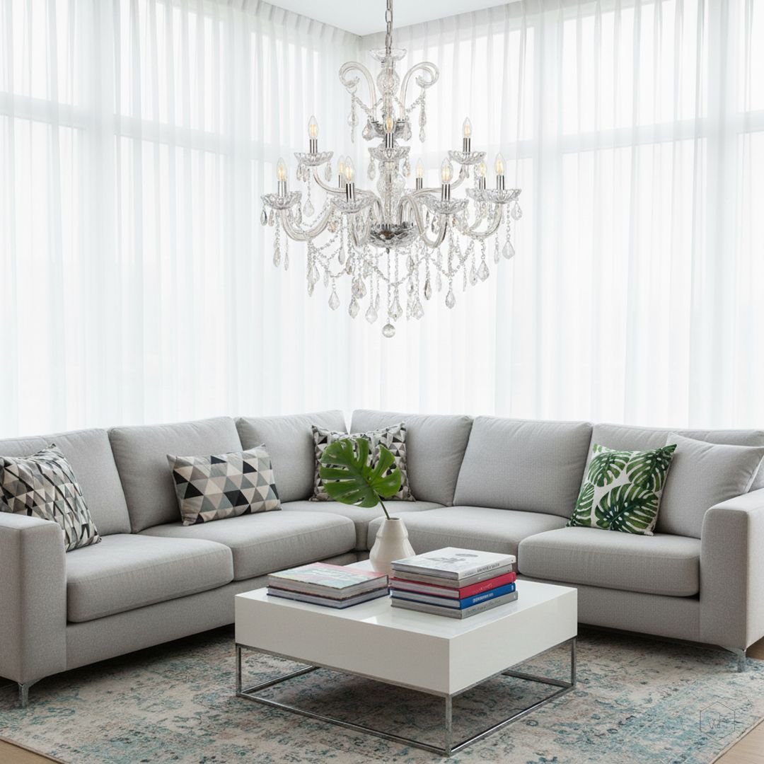 Belmora 12-Light Crystal Chandelier