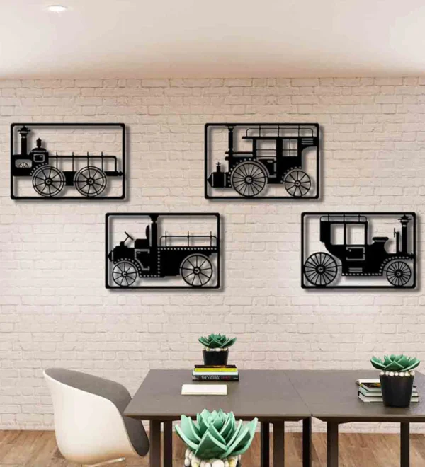 Black Vintage Metal Classic Carriage Collection
