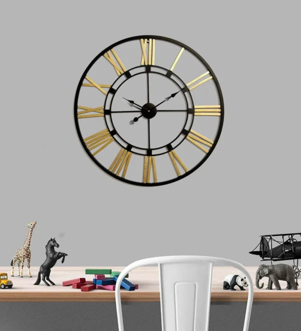 Classic Roman Numerals Large Wall Clock