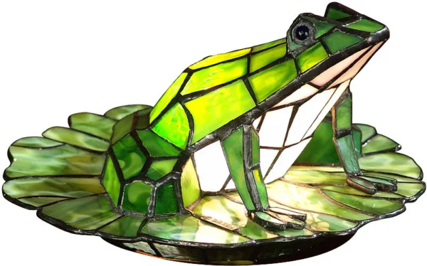 Frog Accent Lamp with Antique Brass Finish