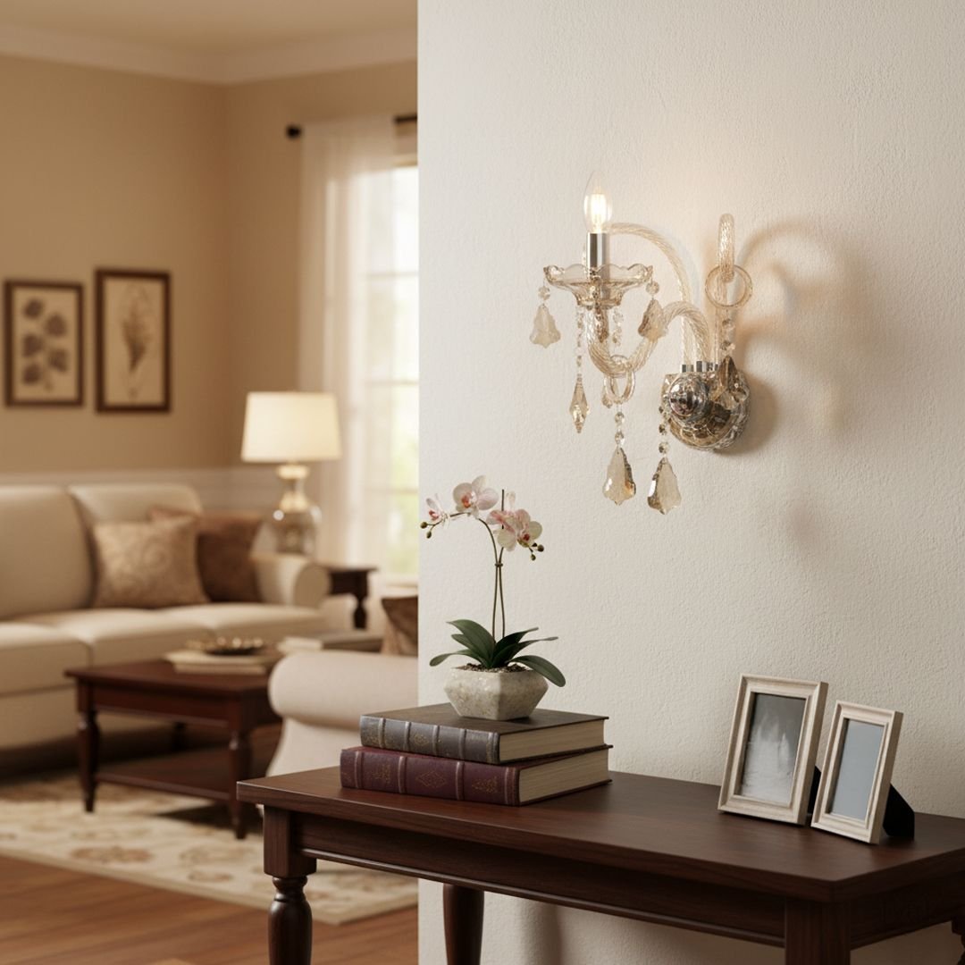 Eclipse 1-Light Wall Sconce - Chrome