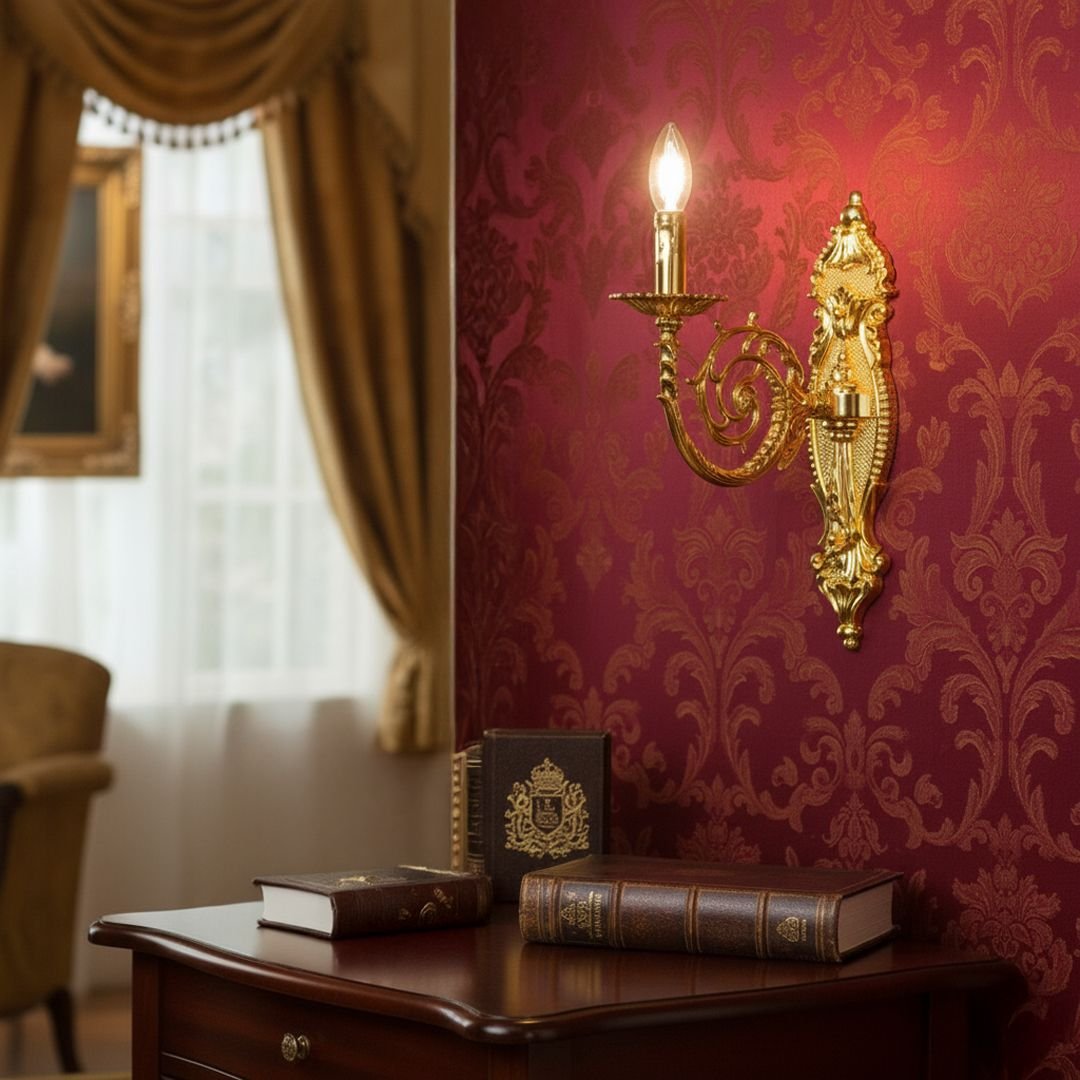 Regalia 1-Light Crystal Wall Light